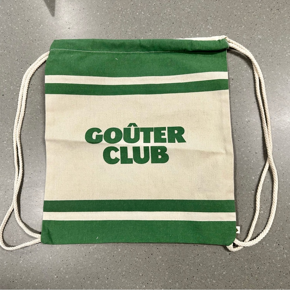 Sezane Petite Gouter Club Drawstring Bag